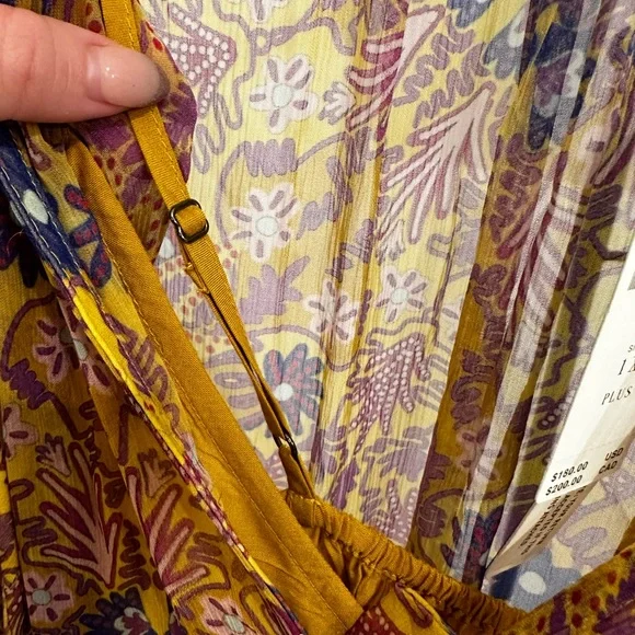 NWT Anthropologie Maxi Dress w/ Adjustable Slip - Picture 4 of 6